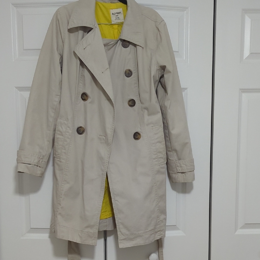 Old Navy Light Tan Trench Coat